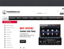 Tablet Screenshot of powercarstereo.com